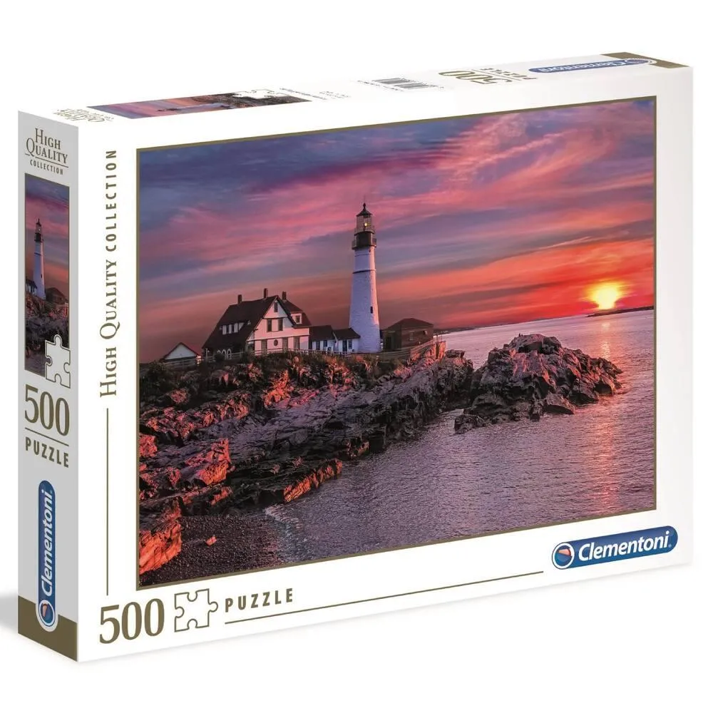 HIGH QUALITY - PUZZLE 500 PIECES - PORTLAND HEAD LIGHT