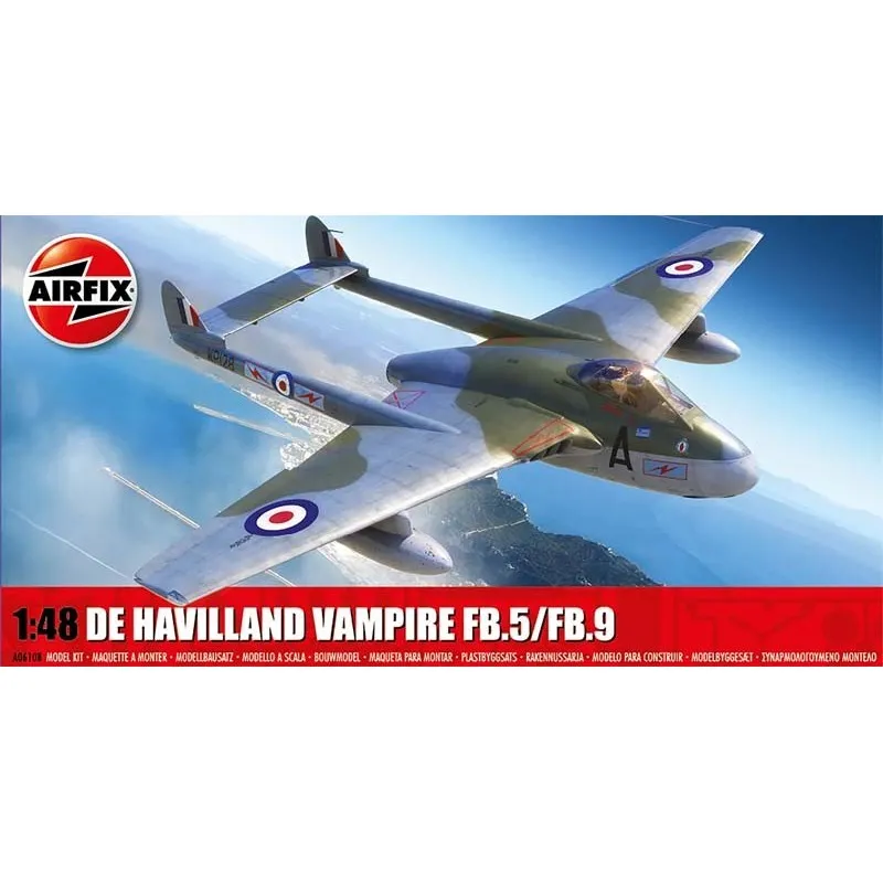 De Havilland Vampire FB.5/FB.9. AIRFIX A06108