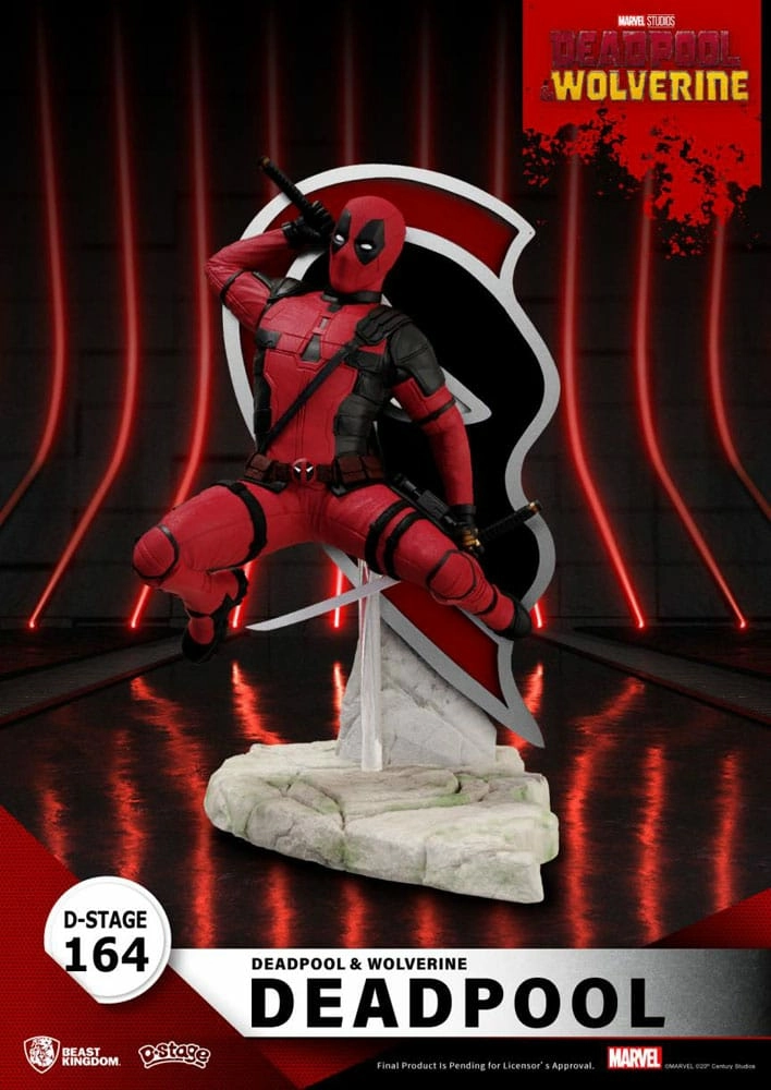 Deadpool 3 diorama pvc d-stage deadpool 16 cm