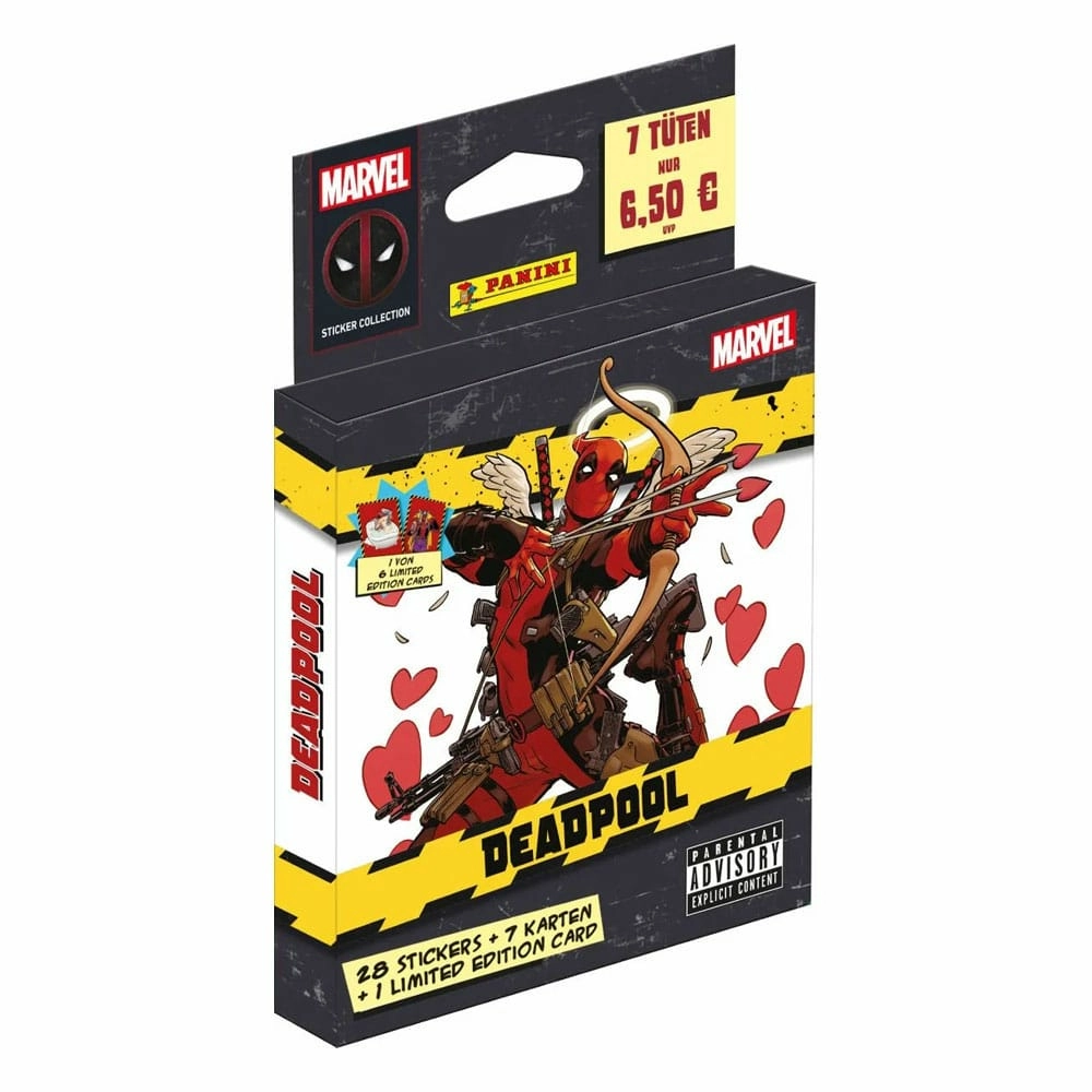 Deadpool sticker & trading card collection eco-blister allemand