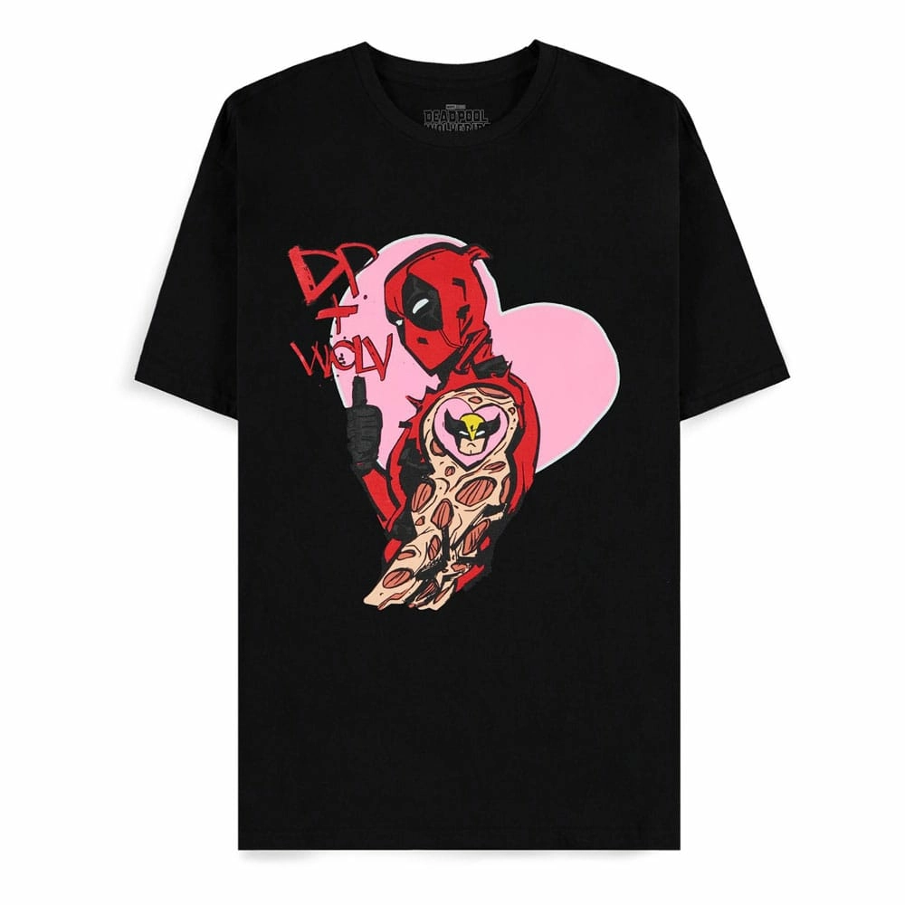 Deadpool t-shirt i heart you (l)