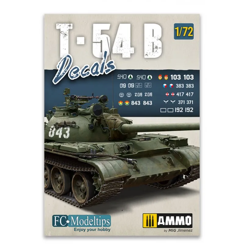 Décalcomanies : T-54B AMMO MIG JIMENEZ 8062