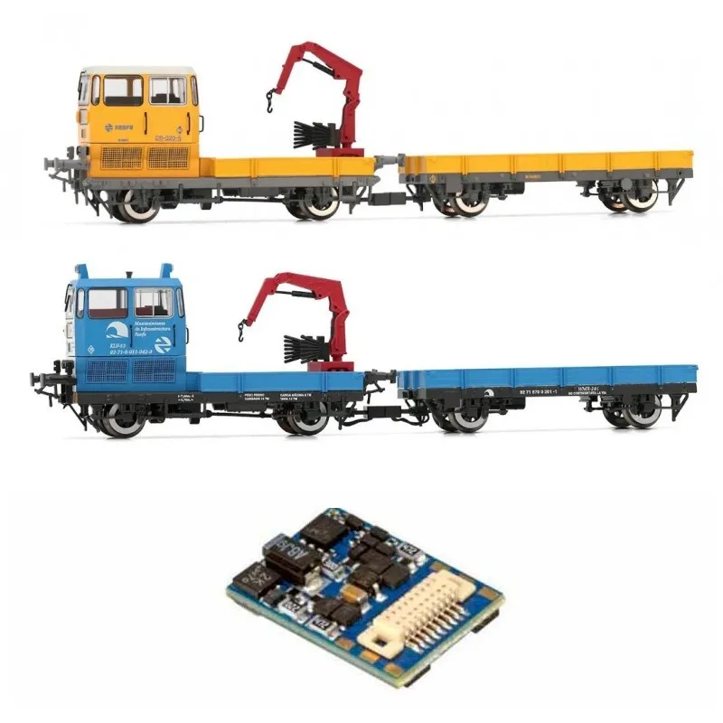 Décodeur 18 broches pour KLV 53 dresina de ELECTROTREN. ESU ER301/KLV