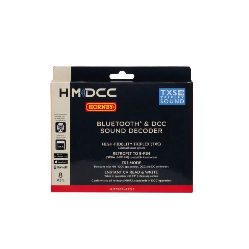 Décodeur de son Bluetooth - DCC. Connecteur à 8 broches. HORNBY R7336