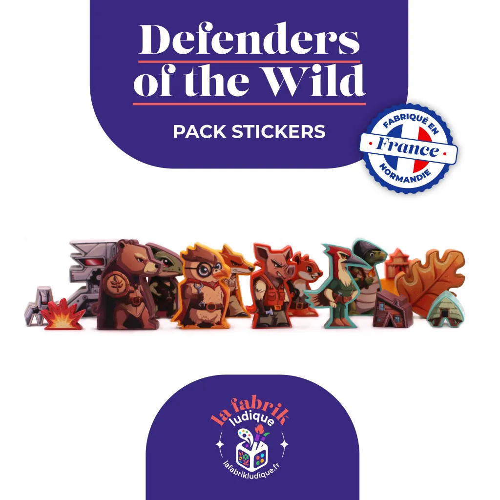 Defenders of the wild - Pack de stickers
