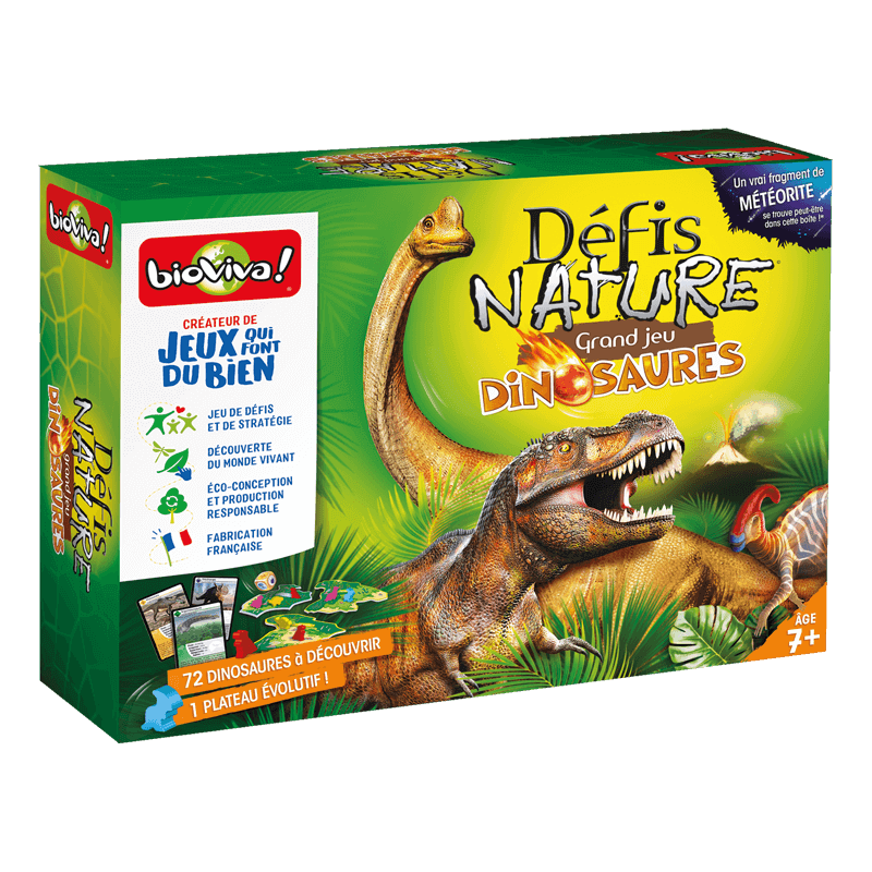 Défis nature grand jeu dinosaures - Mon Ludicaire
