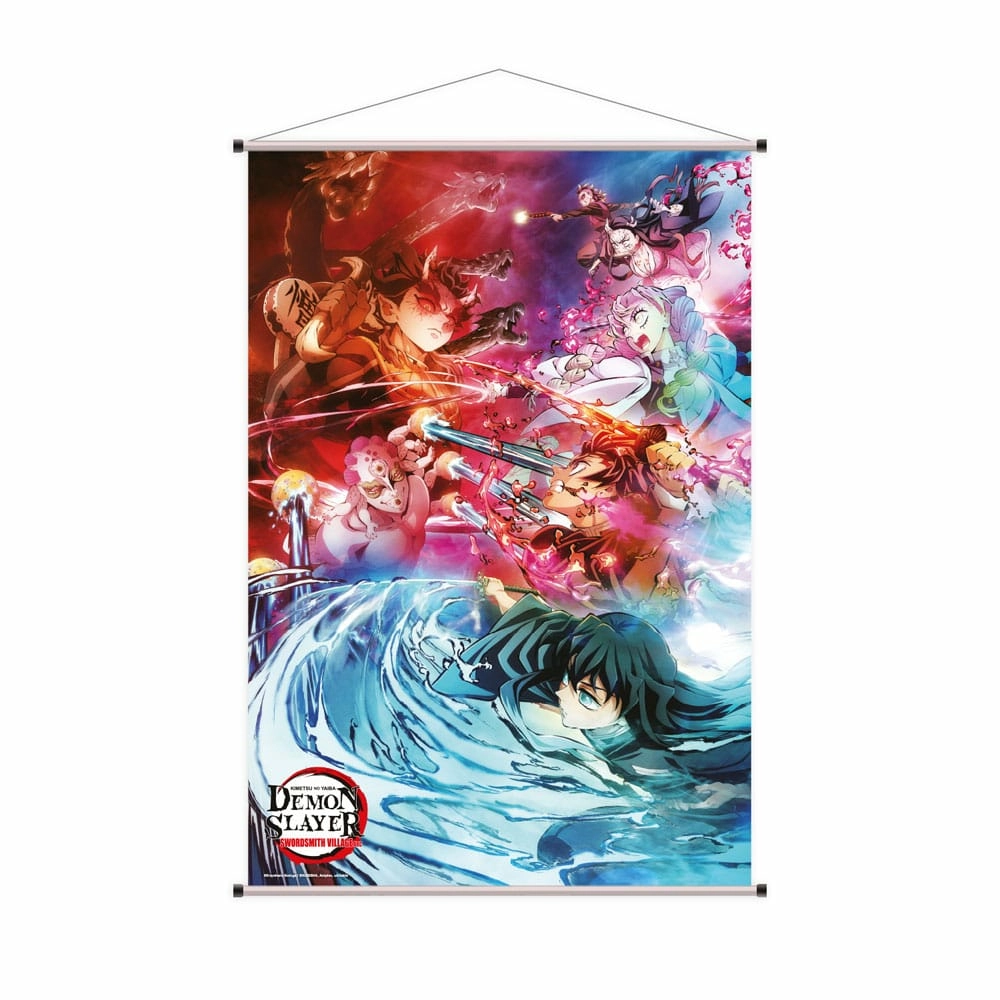 Demon slayer wallscroll swordsmith village arc ver. b 60 x 90 cm