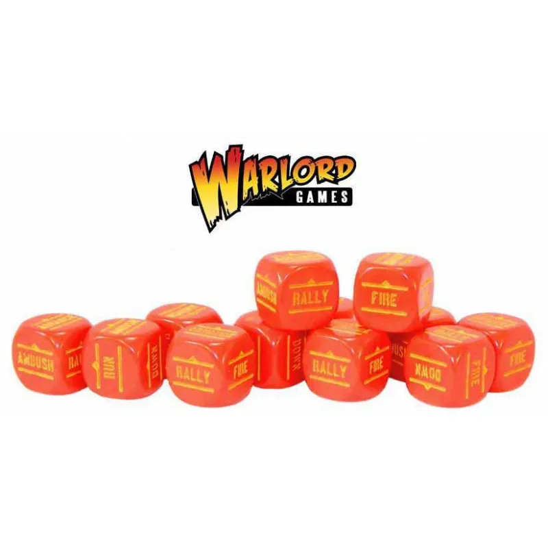 Ordre des dés -Rouge. Bolt Action. WARLORD GAMES 402616016