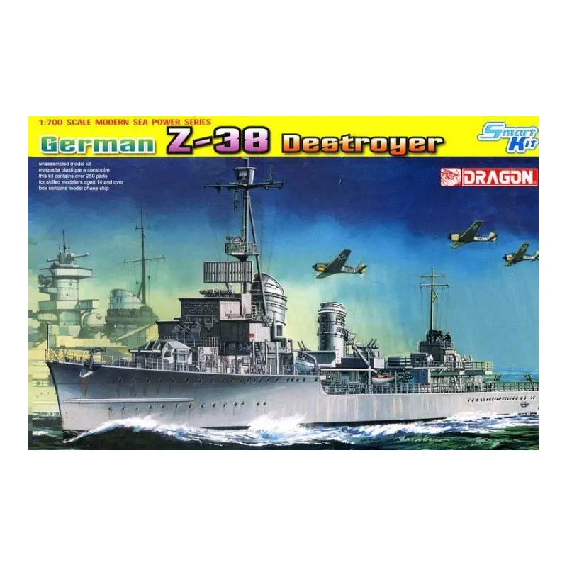 Destroyer allemand Z-38. DRAGON 7134
