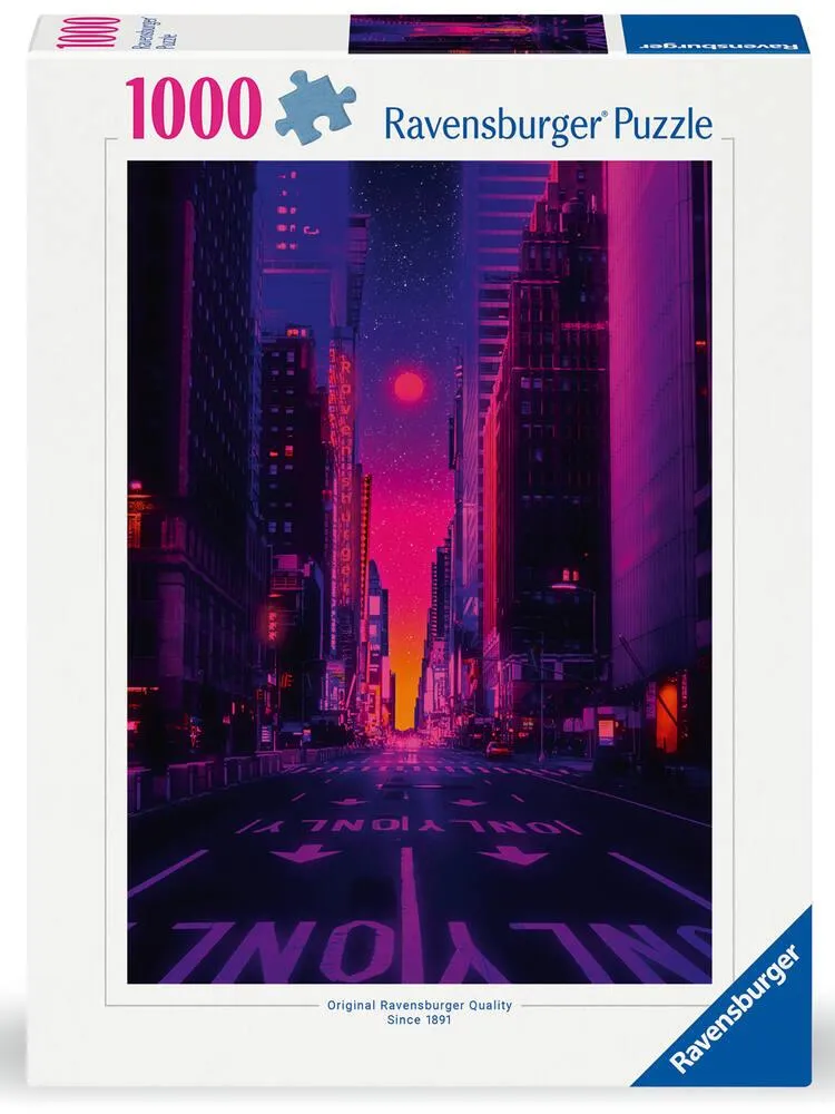 PUZZLE 1000 PIECES  LES NEONS DE NEW YORK