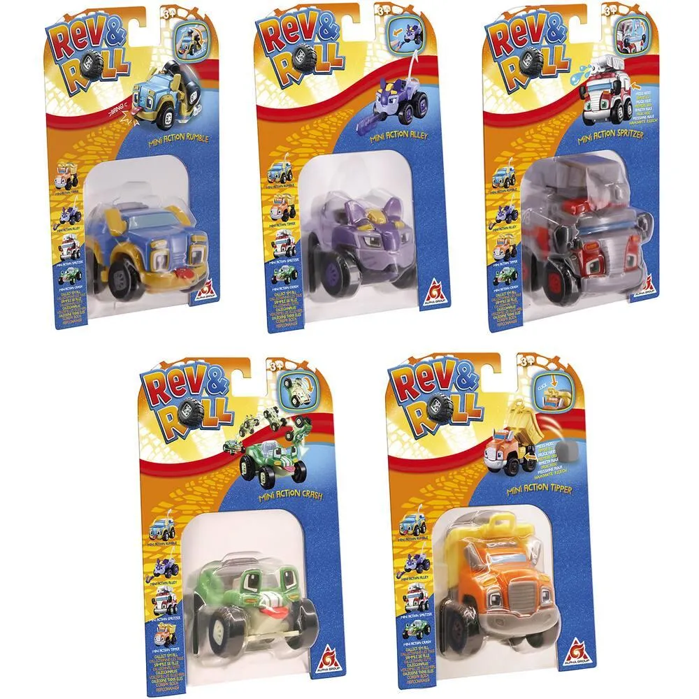 MINI VÉHICULE À FONCTION MÉCANIQUE REV & ROLL