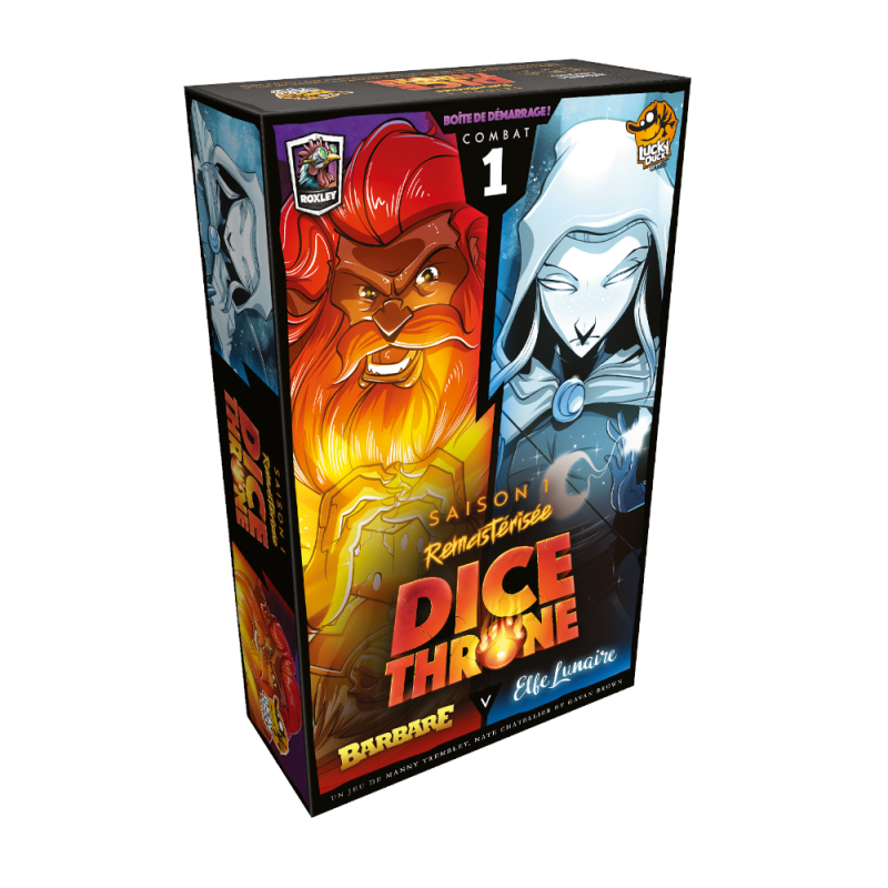 Dice Throne S1- Barbare VS Elfe L.  - Jeux de dés