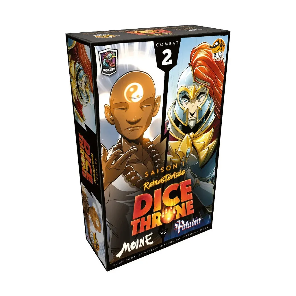 Dice Throne S1 - Moine VS Paladin