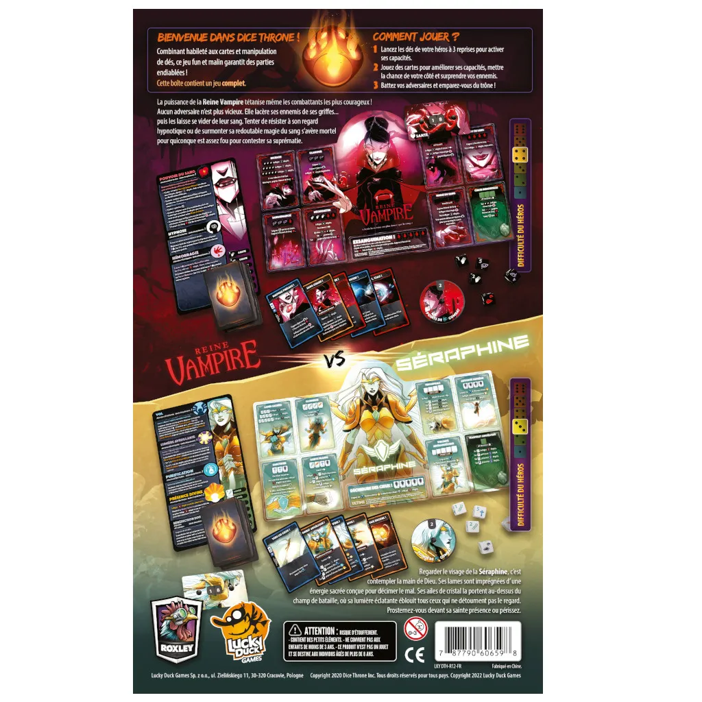 Dice Throne - Séraphine vs Reine Vampire - Occasion