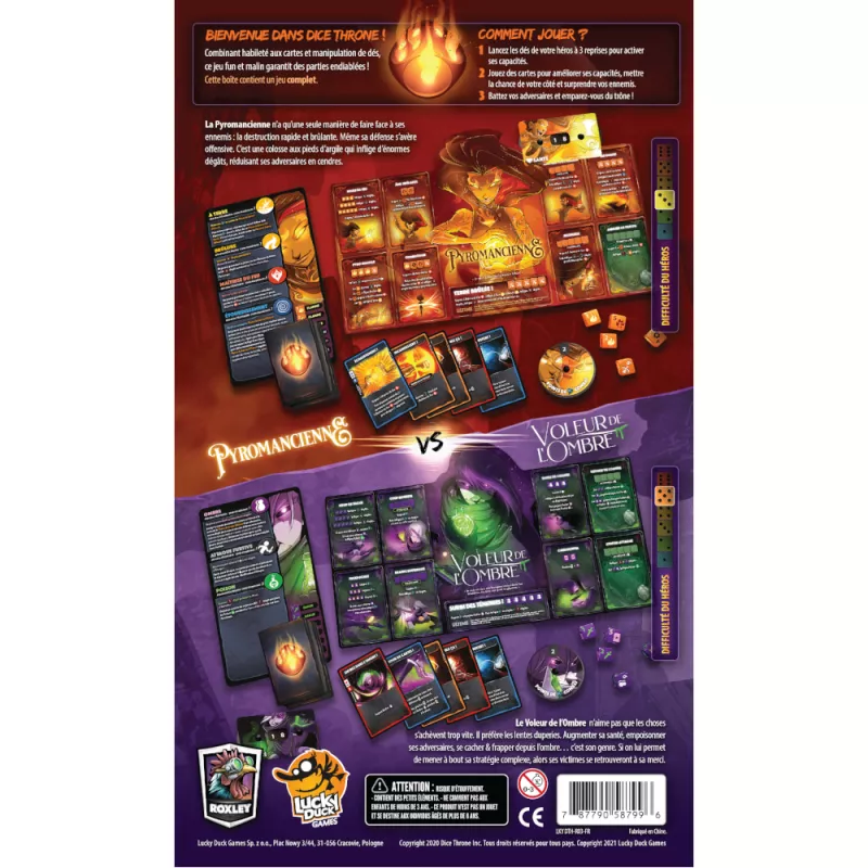 Dice Throne - Saison 1 - Pyromancienne VS Voleur de l’Ombre