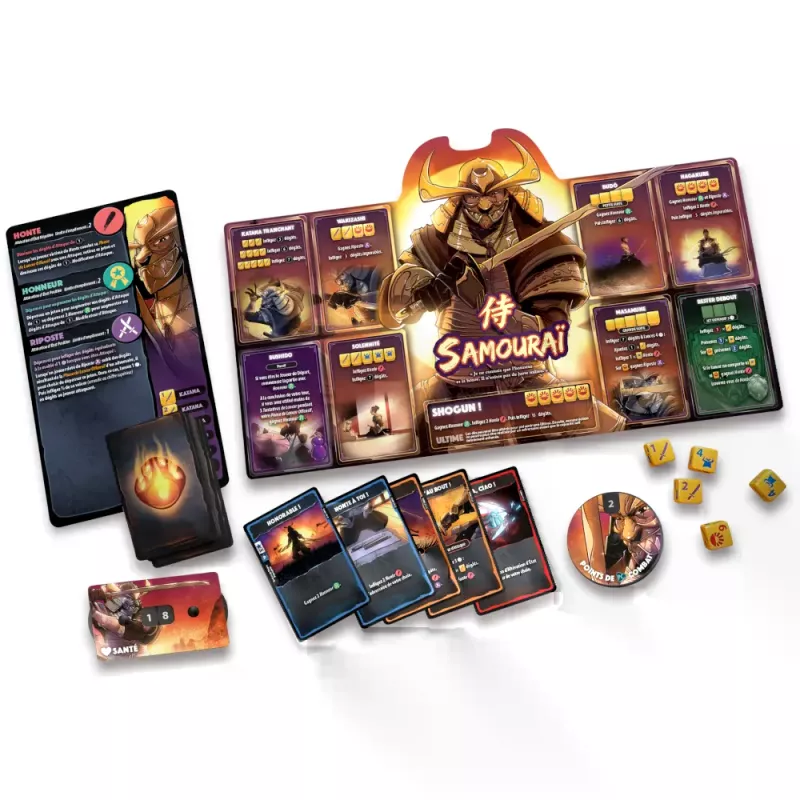 Dice Throne - Saison 2 - As de la gâchette vs Samouraï