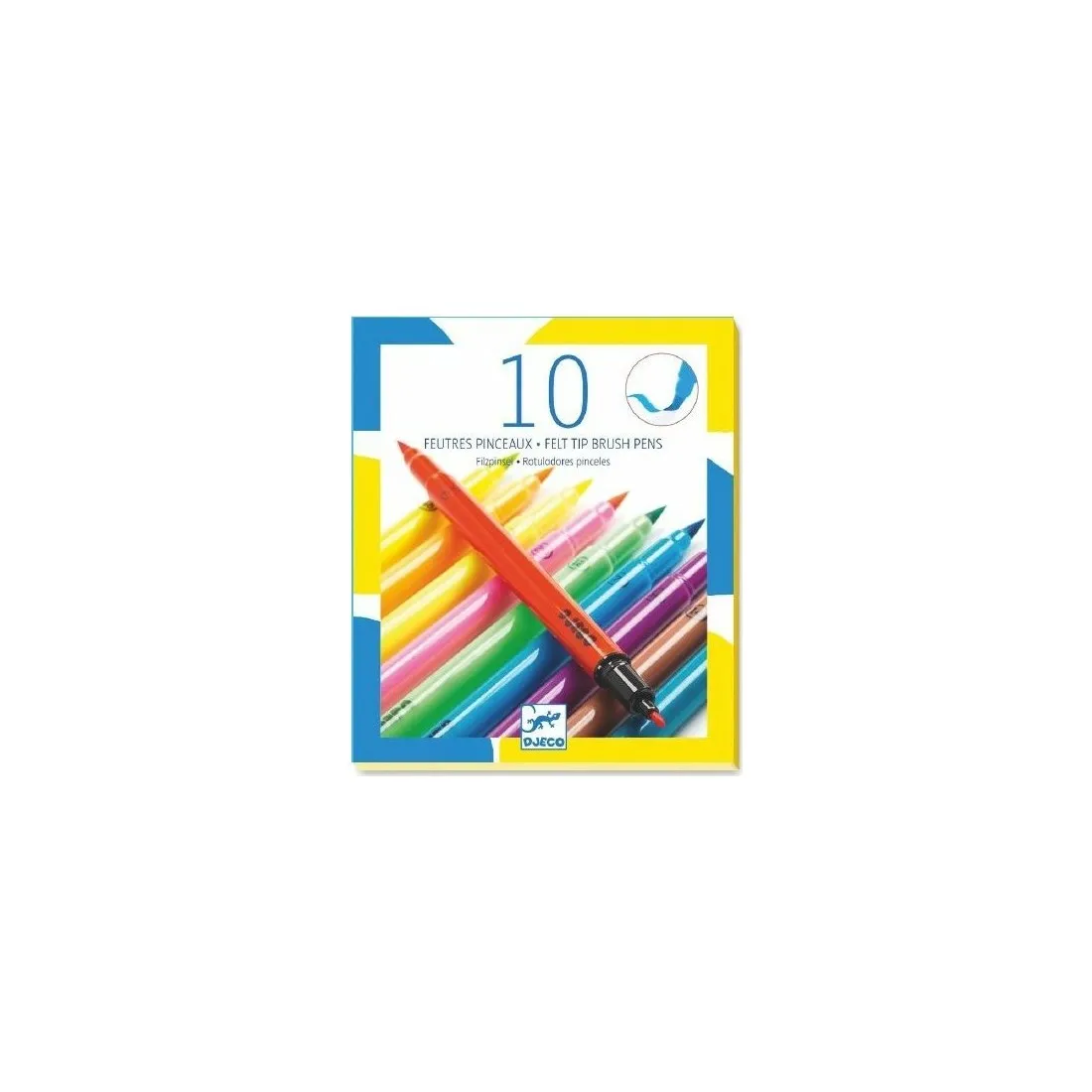 Pochette de 10 Feutres Djeco - Couleurs Pop