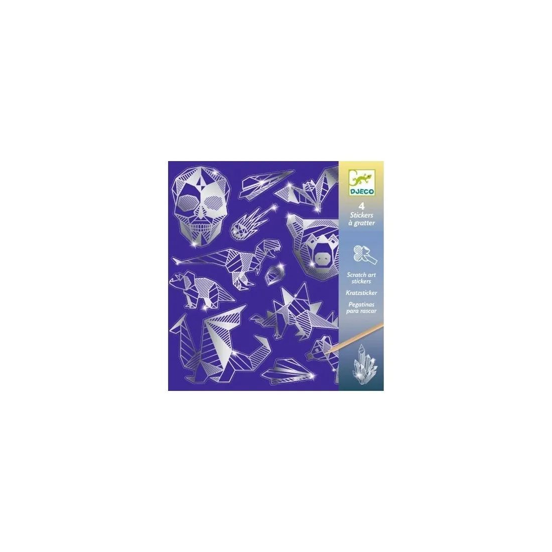 Cartes à gratter stickers "Iron" Djeco