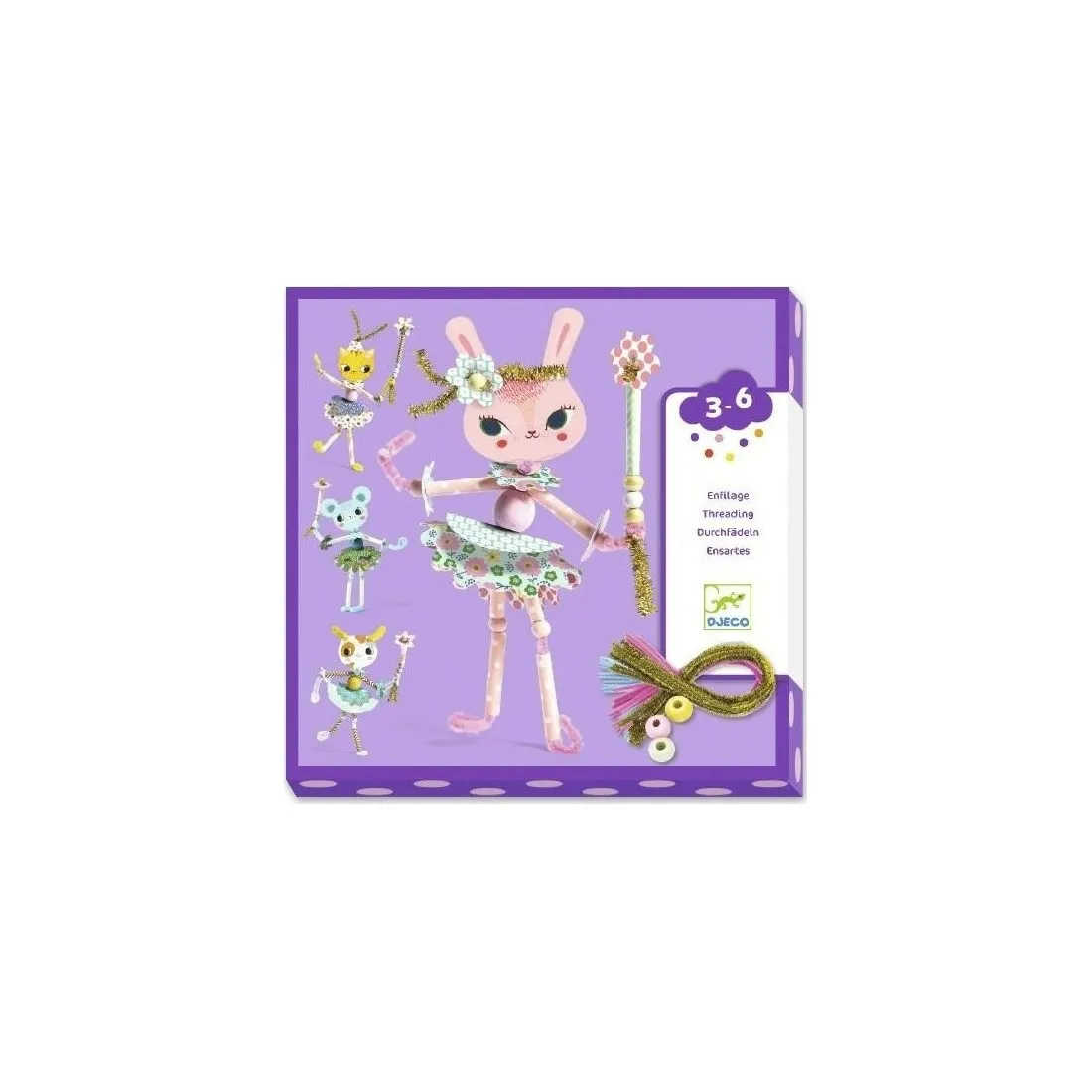 Cartes à Lacer - Djeco "Mes Fées à Moi"