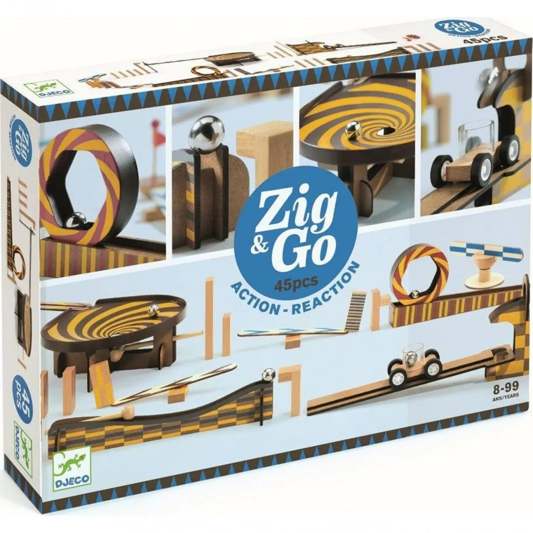 Parcours de Dominos Circuit de Billes Zig&Go Djeco