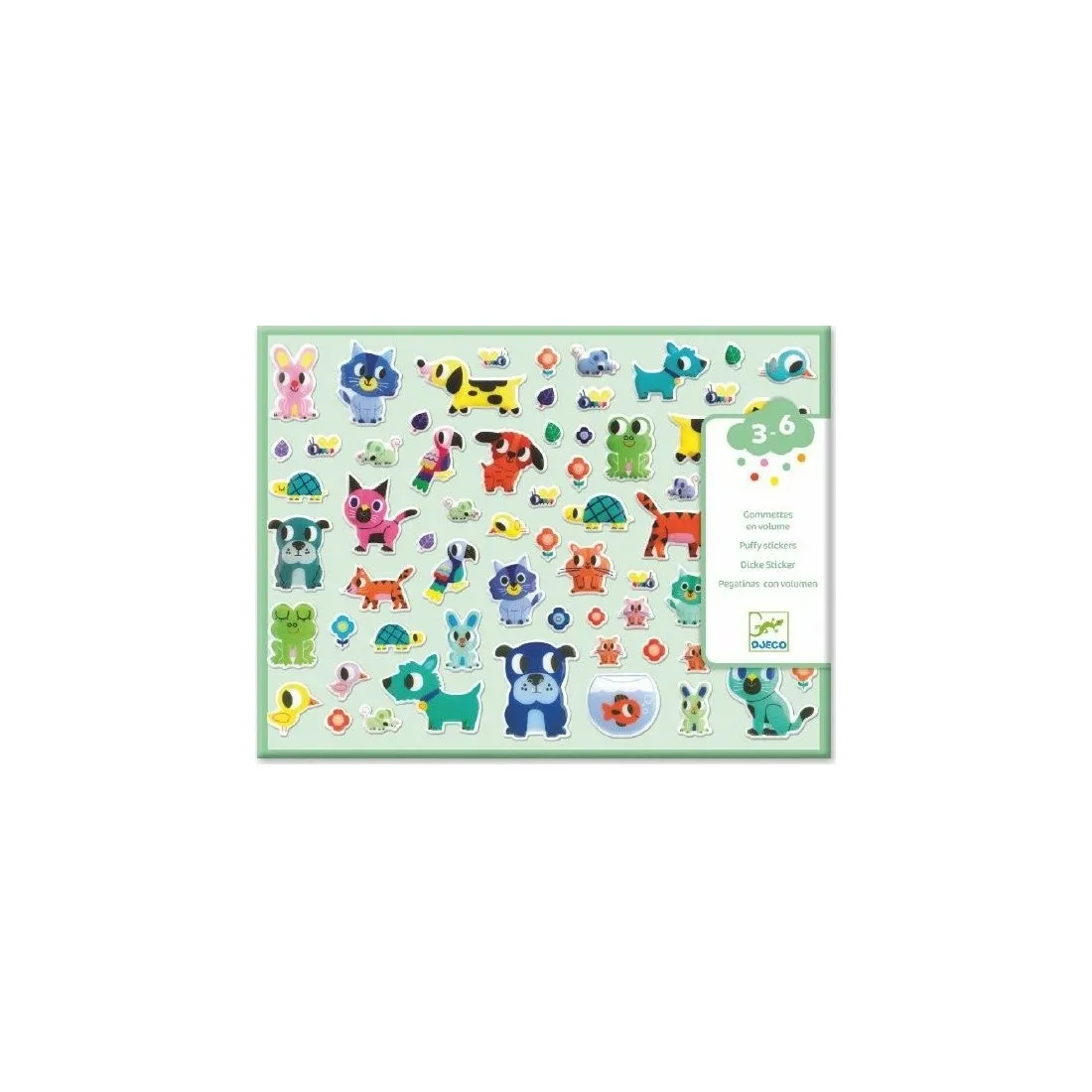 Gommettes Djeco en volume - Les Petits Amis