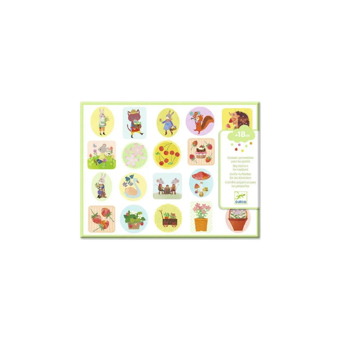 Grandes gommettes pour les petits - Le Jardin Djeco