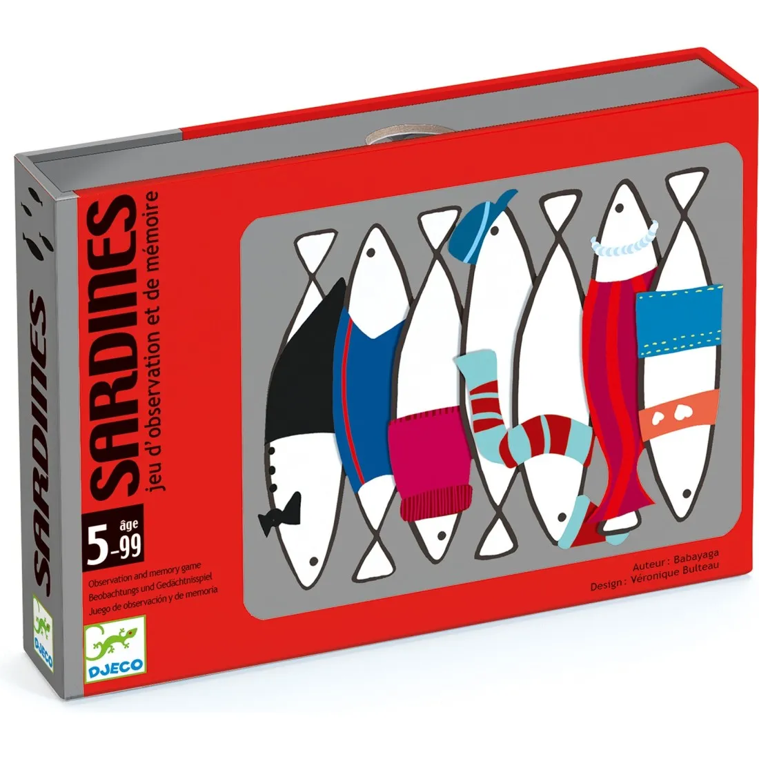 Jeu d'observation et de mémoire Sardines