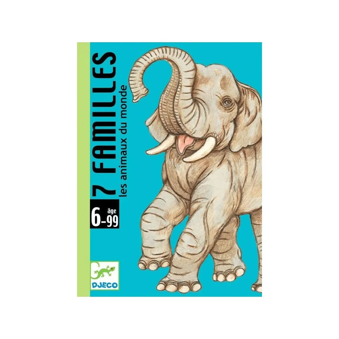 Jeu de 7 Familles Animaux du monde - Jeu de cartes Djeco