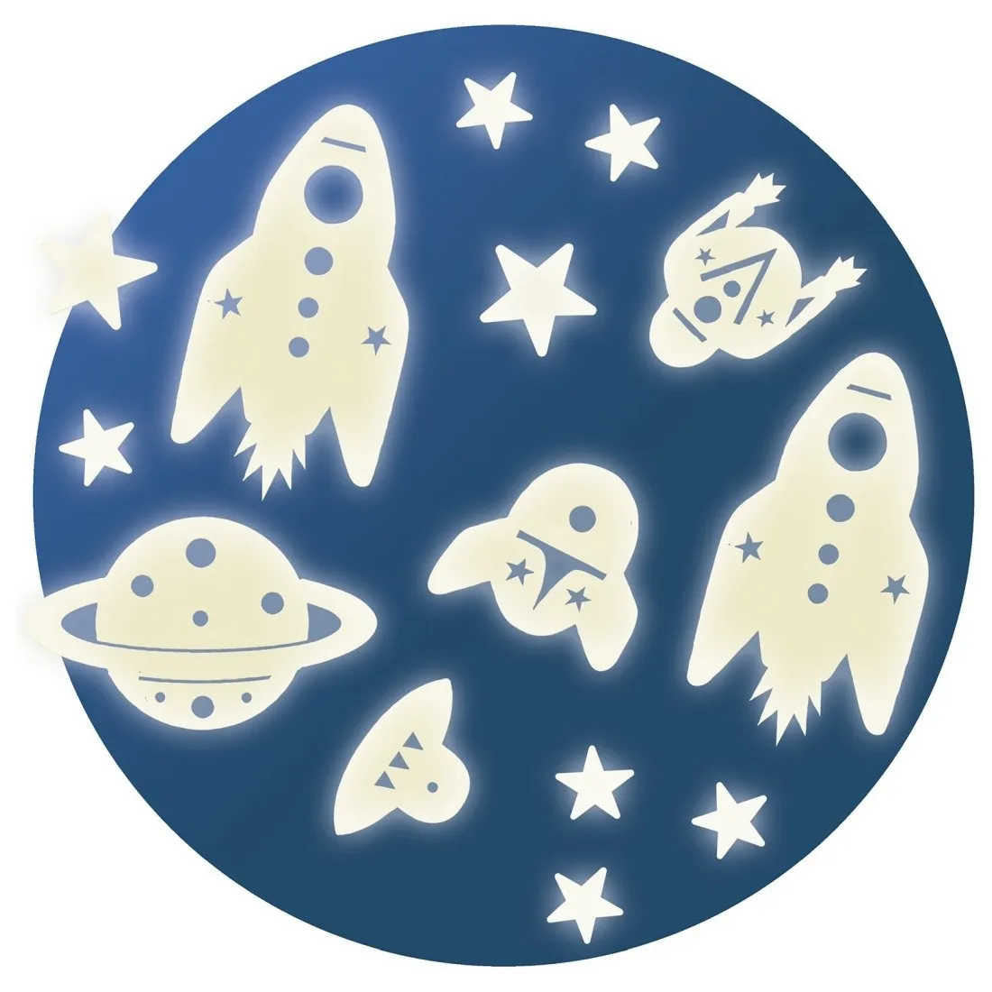 Stickers phosphorescents mission espace - Djeco - Little Big Room By Djeco
