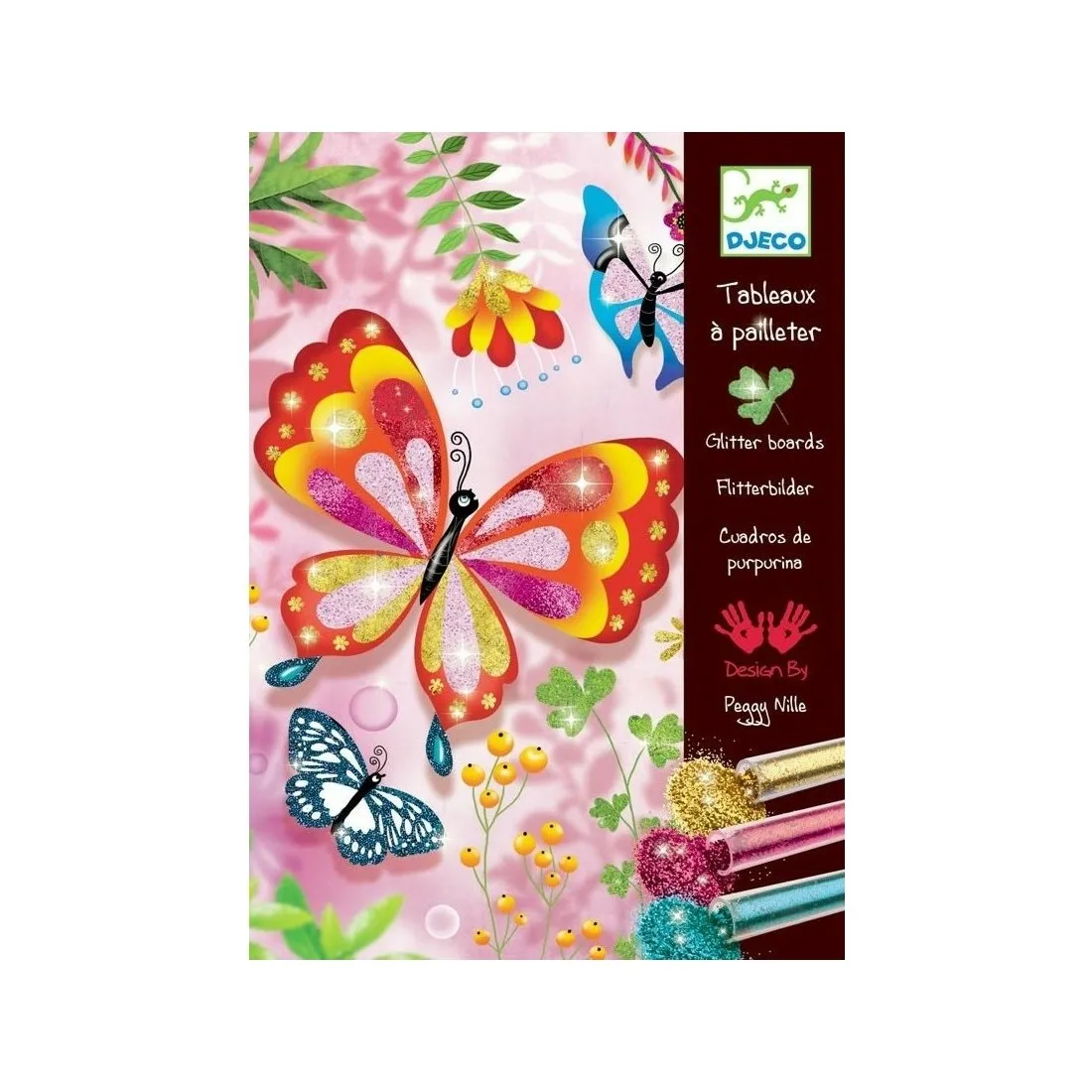 Tableaux à Paillettes "Papillons à Paillettes" - Djeco