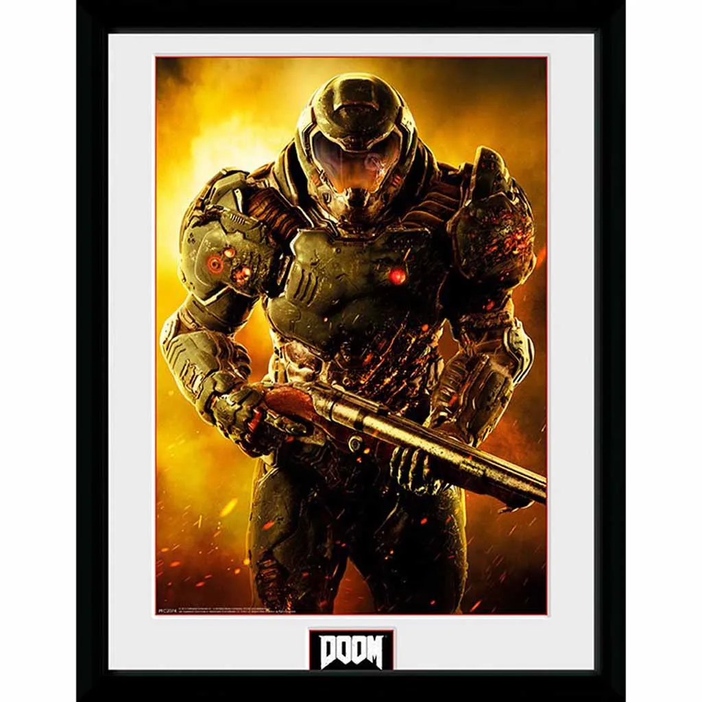 Doom - Poster Encadré Marine