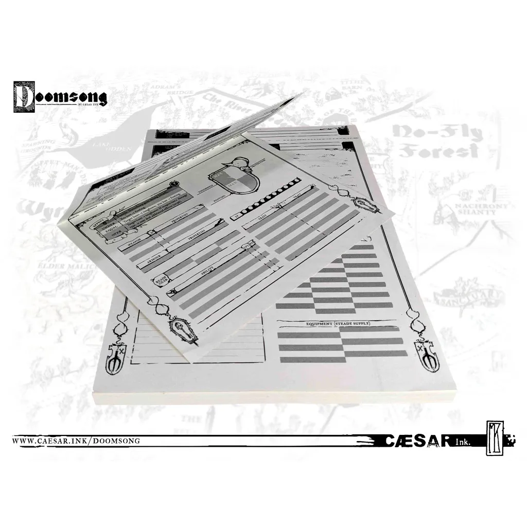 Doomsong - Character Sheets