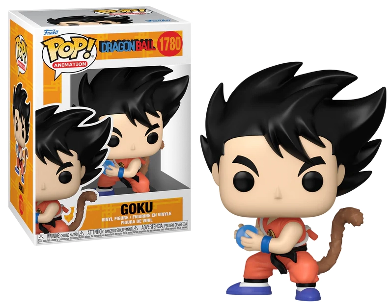 Dragon ball - pop animation n° 1780 - goku avec queue (kamehameha)