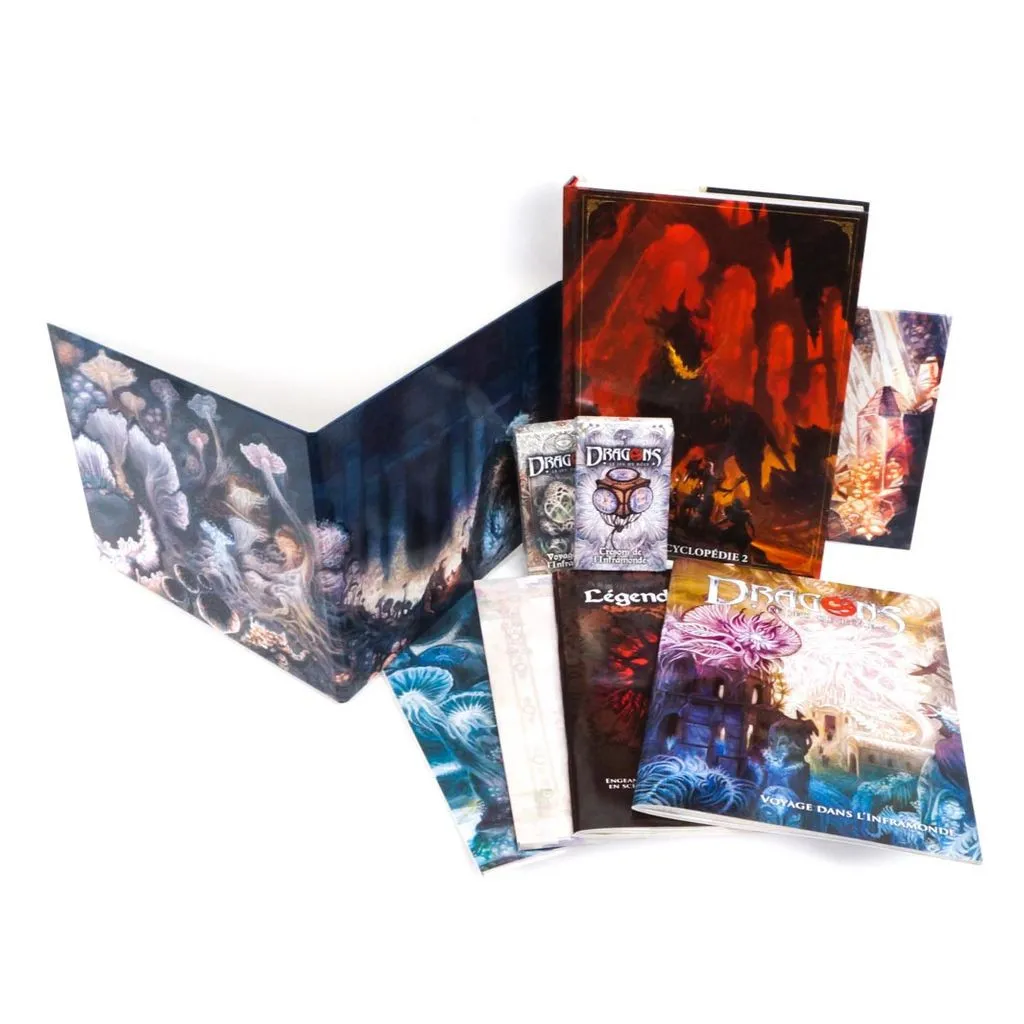 Dragons - Encyclopédie 2 Inframonde - Kit Dragon Rouge