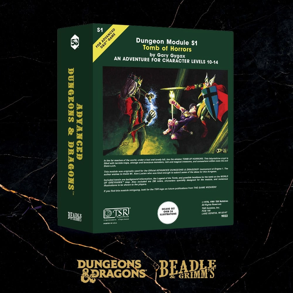 Dungeaons & dragons pack dés classic module tomb of horrors (7)