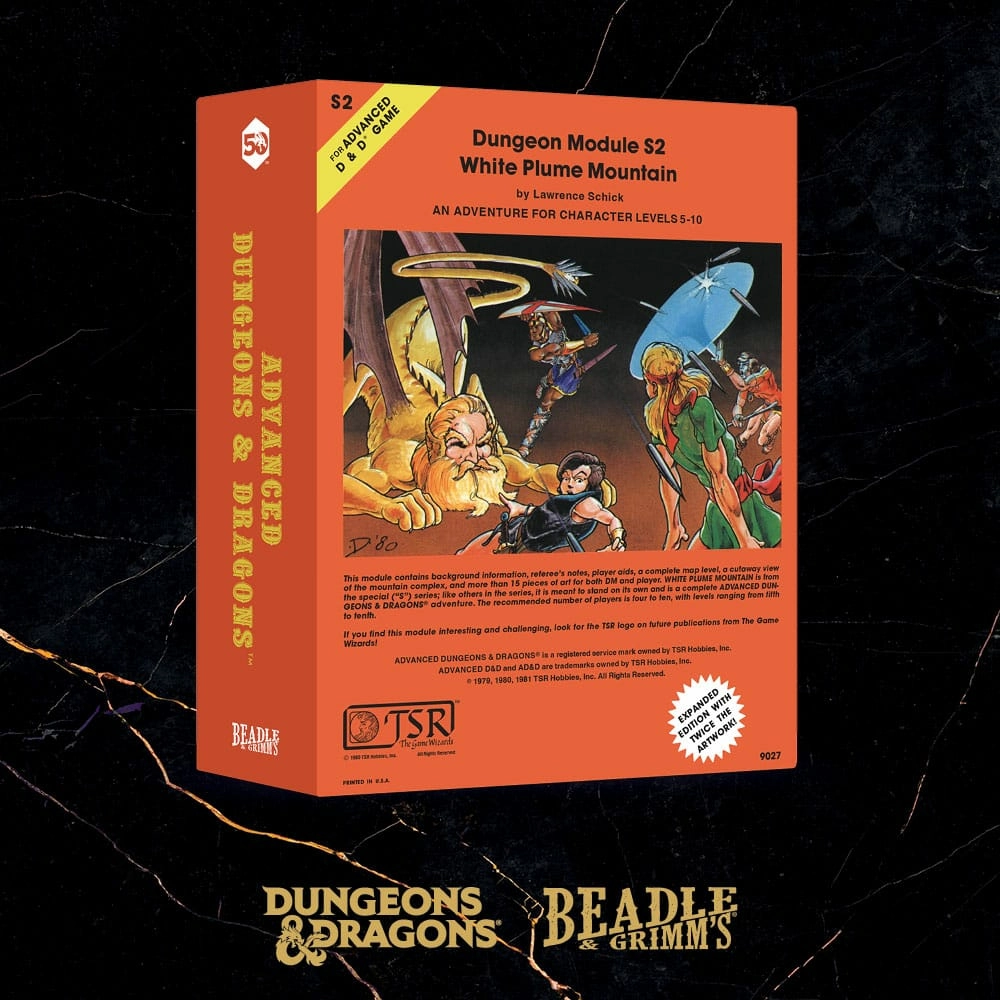 Dungeaons & dragons pack dés classic module white plume mountain (7)