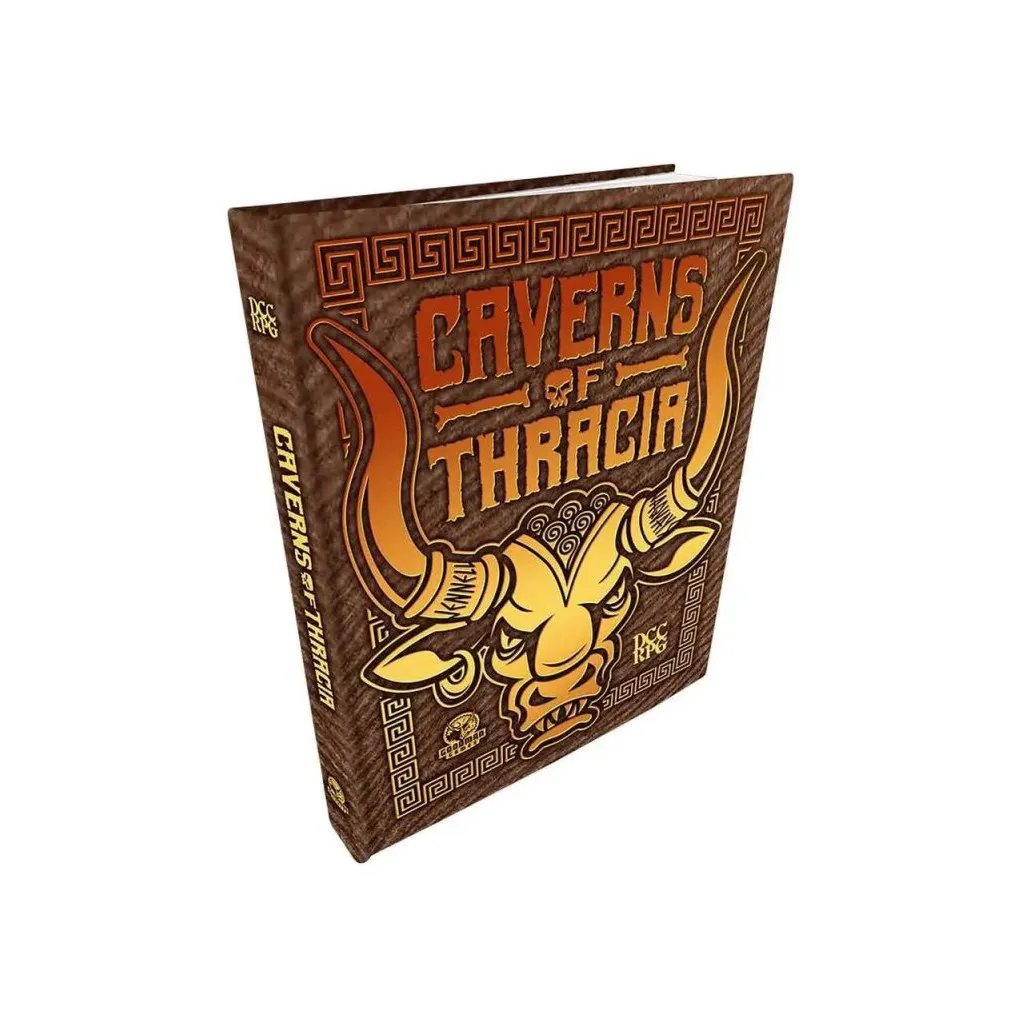 Dungeon Crawl Classics - Caverns of Thracia - Limited Edition Minotaur Hide Cover