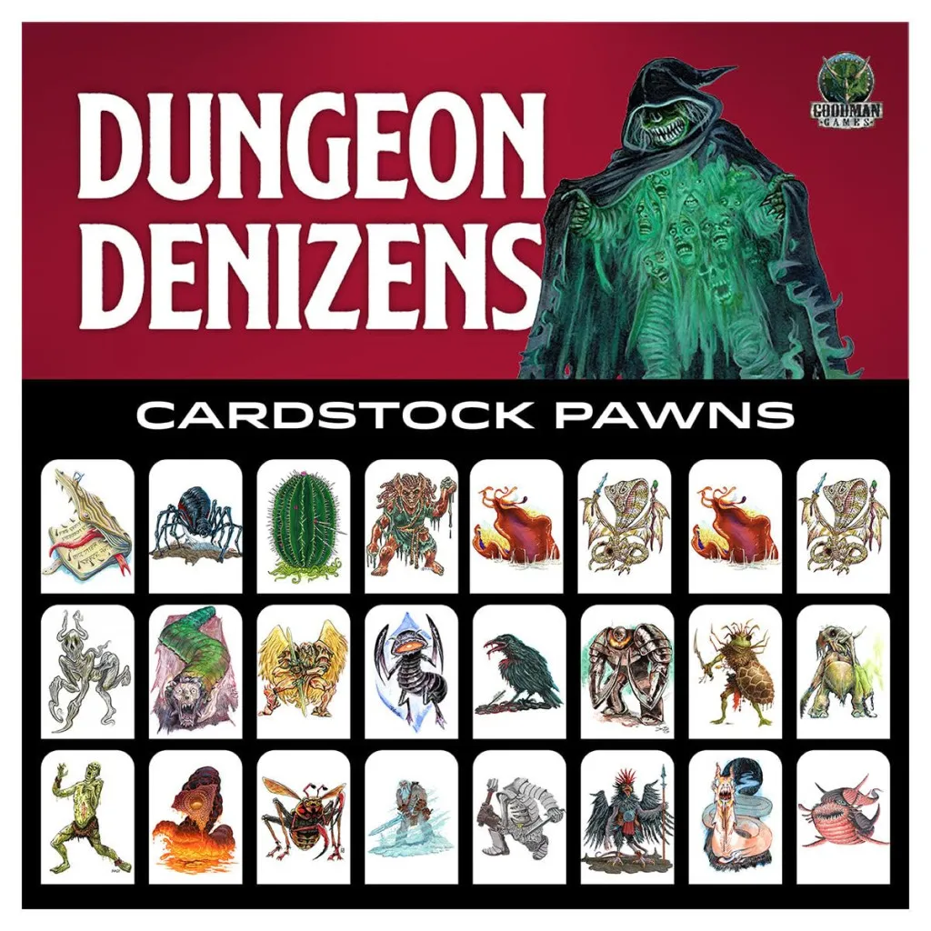 Dungeon Crawl Classics - Dungeon Denizens - Cardstock Pawns