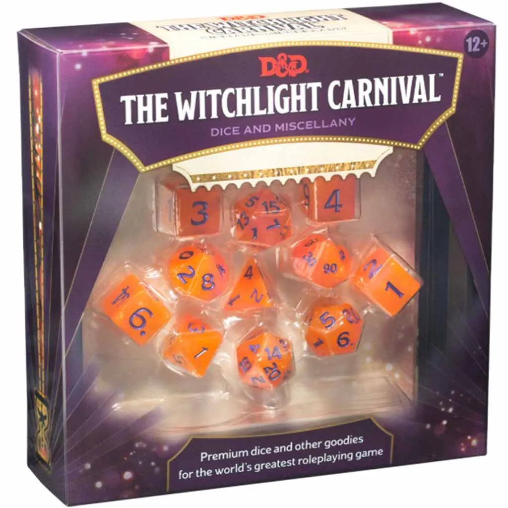 Dungeons & Dragons 5 : The Witchlight Carnival Dice