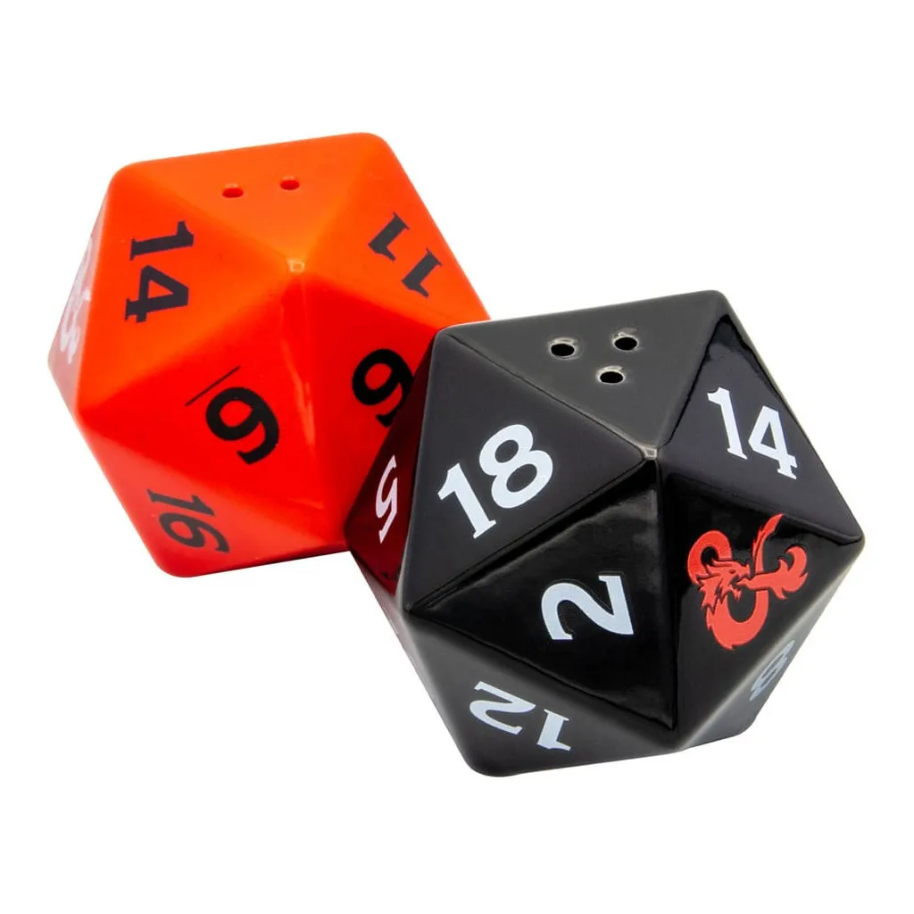 Dungeons & Dragons - Salière et Poivrière 3D Dice