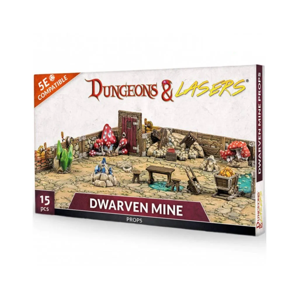 Dungeons & Lasers - Dwarven Mine Props