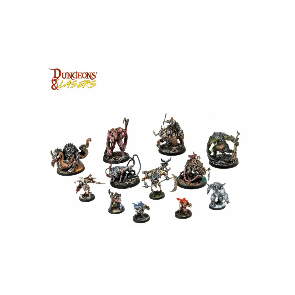Dungeons & Lasers - Figurines - Horrors of Deuslair