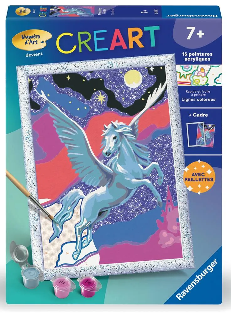 CREART KIDS  18X24CM  ETINCELANT PEGASE