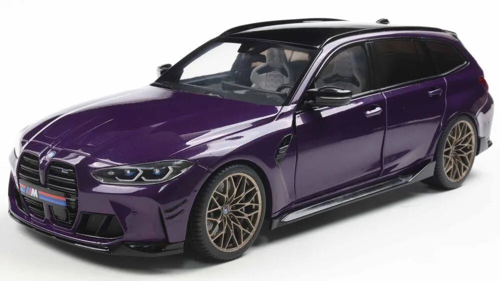 1/18 BMW M3 (G81) TOURING WITH PERFORMANCE PARTS TWILIGHT PURPLE PEAR