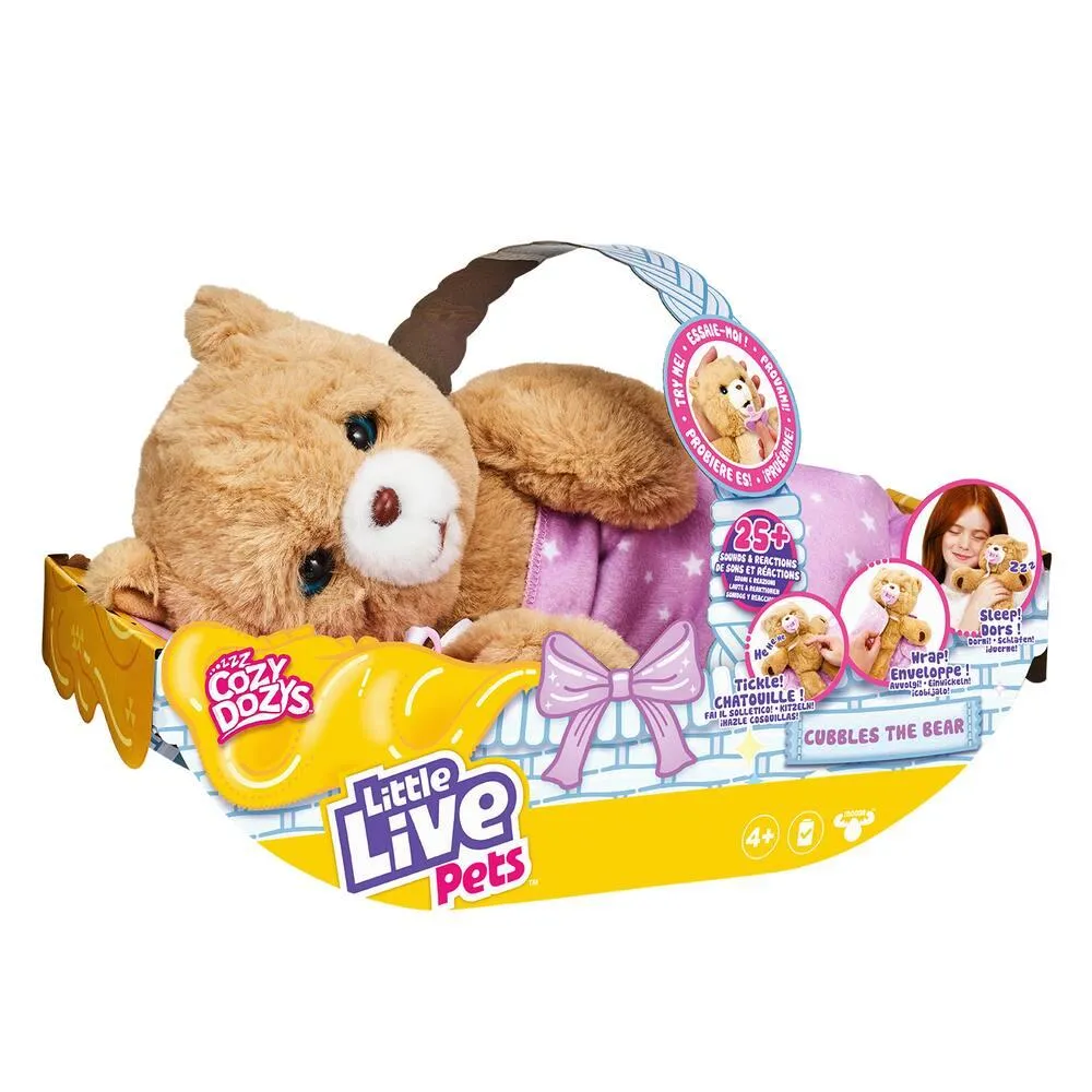 OURSON CUBBLES COZY DOZY - LITTLE LIVE