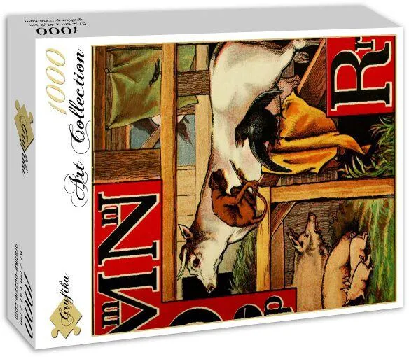 MCLOUGHLIN BROS : L'ALPHABET DE L'ARCHE DE NOE , 1868 - MNR