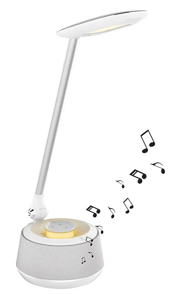 LAMPE DE BUREAU AVEC LUMIERES LED ET ENCEINTE BLUETOOTH®