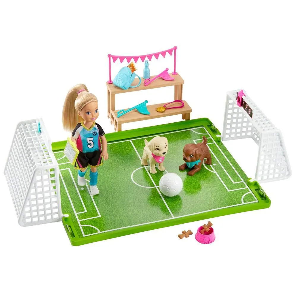 COFFRET BARBIE POUPEE CHELSEA FOOTBALL