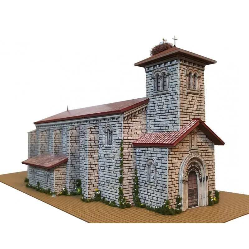 Eglise en pierre de style roman. ETM H0601