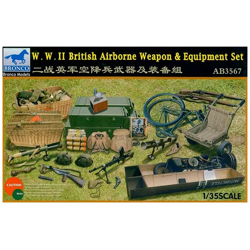 Armes et équipements aéroportés britanniques, Seconde Guerre mondiale. BRONCO MODELS AB3567